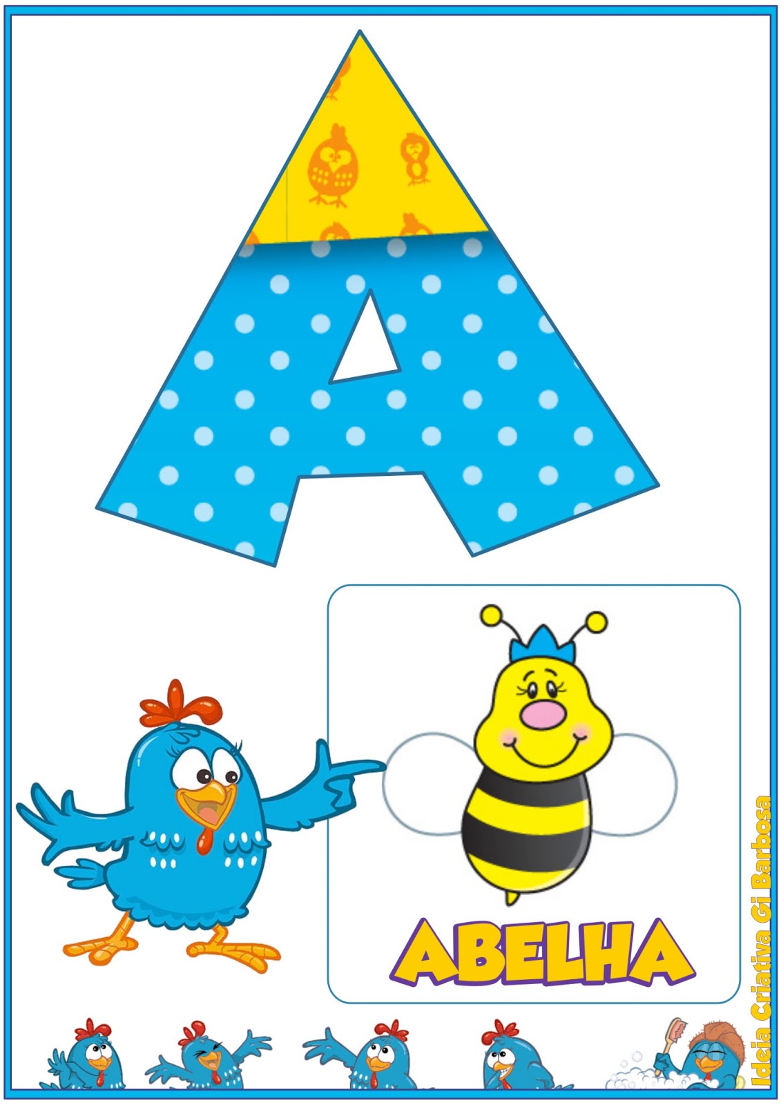 A B C do EDUCAR: Vogais galinha pintadinha