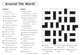 easy printable crossword puzzles