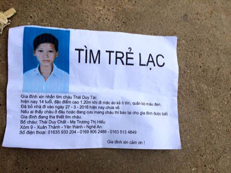 Người cha mòn mỏi đi tìm con trai mất tích bí ẩn - Ảnh 1 Nguoi cha mon moi di tim con trai mat tich bi an - Anh 1