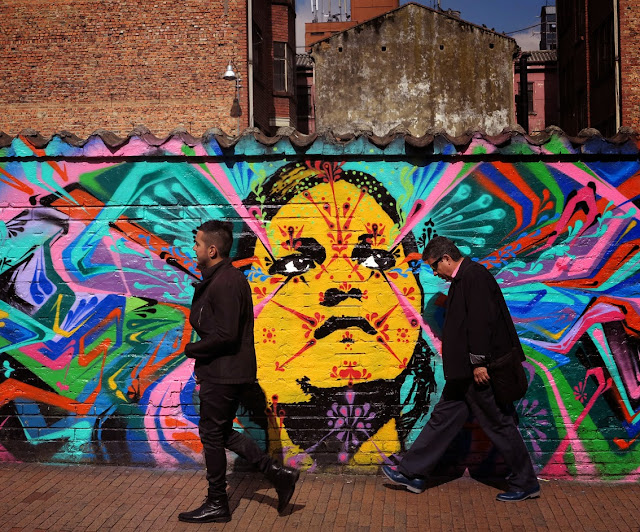 New Street Art Mural by Stinkfish and APC on the streets of Bogota, Colombia. 3