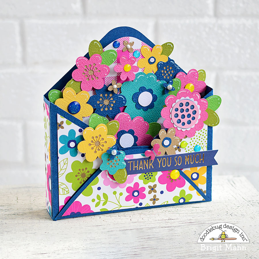 Envelope Box Card Doodlebug Design Team Project Brigit S
