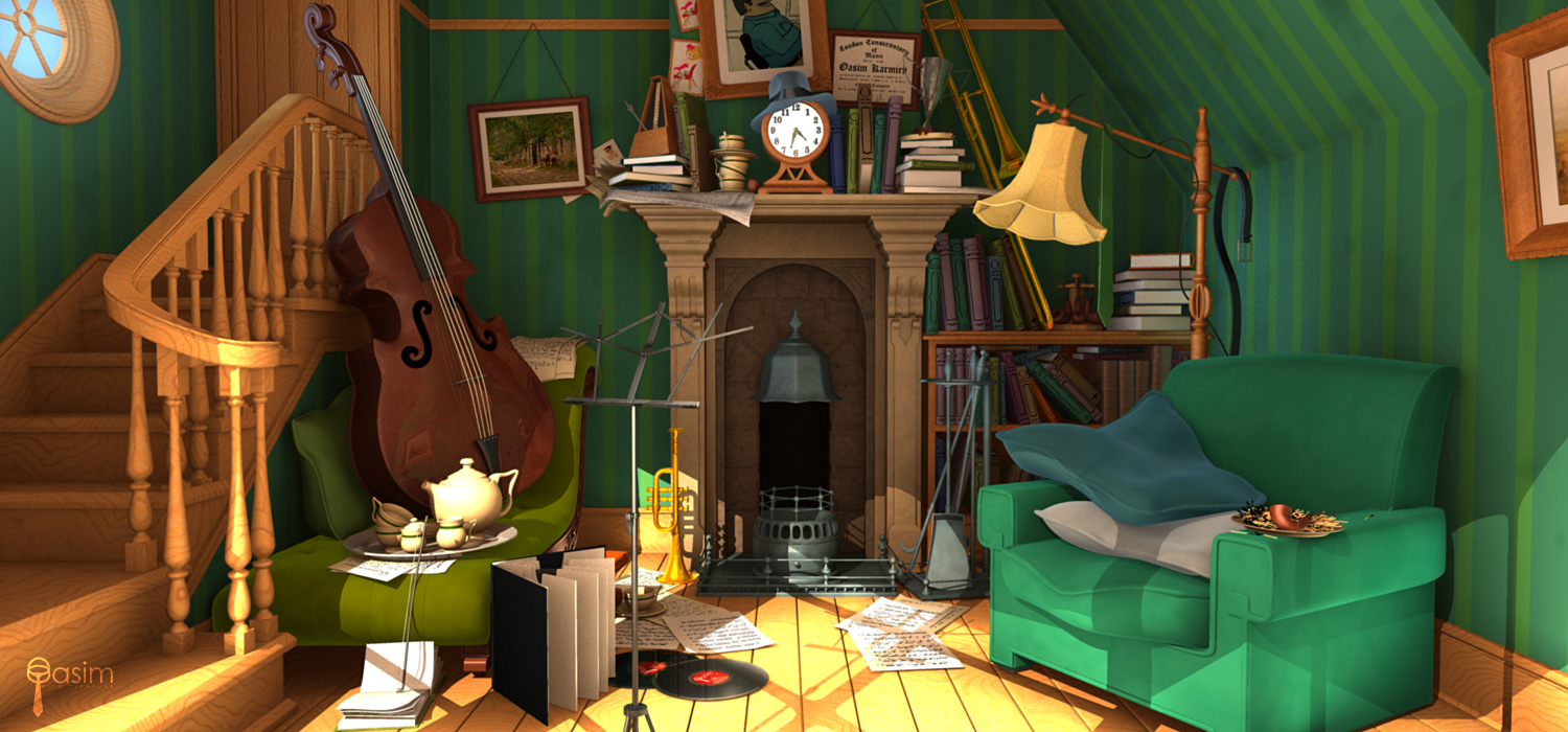 Oasim Karmieh Roger's Apartment from 101 Dalmatians