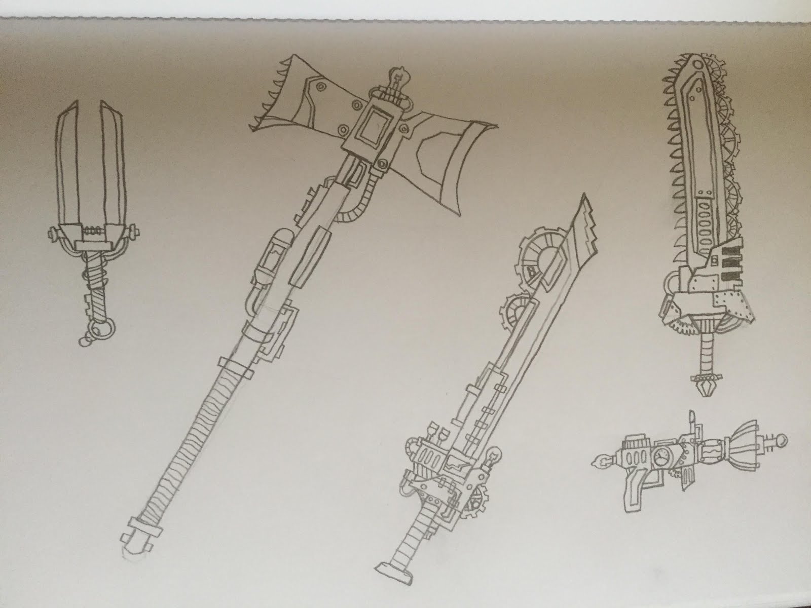 Стимпанк оружие чертежи