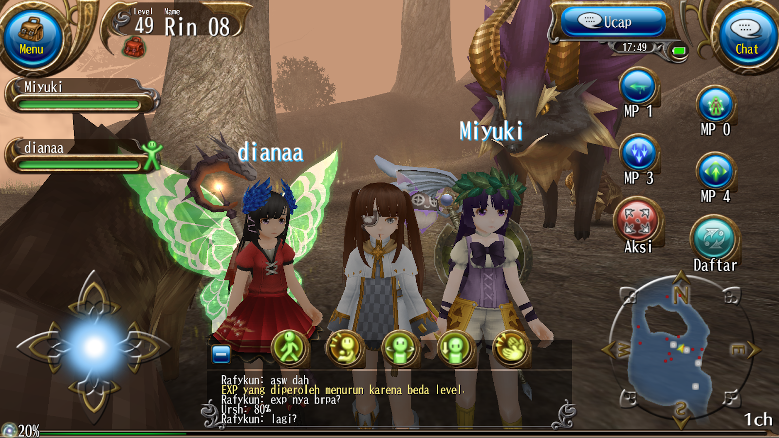 Biografi Rin 08 Toram Online Guild Eternity Warriors