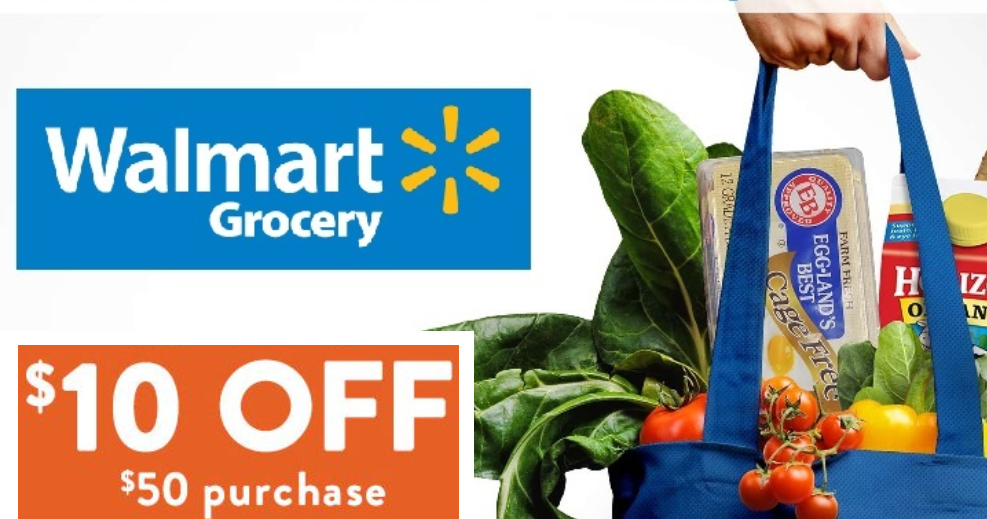 $10 Off $50 Walmart Grocery Online Order - Order Online, Pickup in