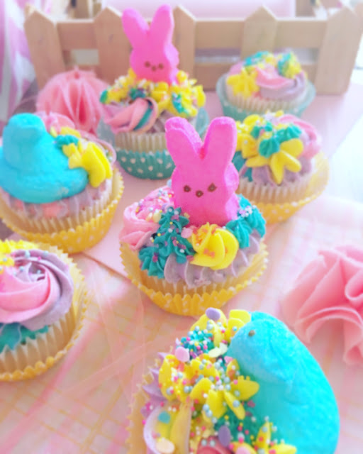 Cupcakes de Pascua + Receta de cupcakes de vainilla