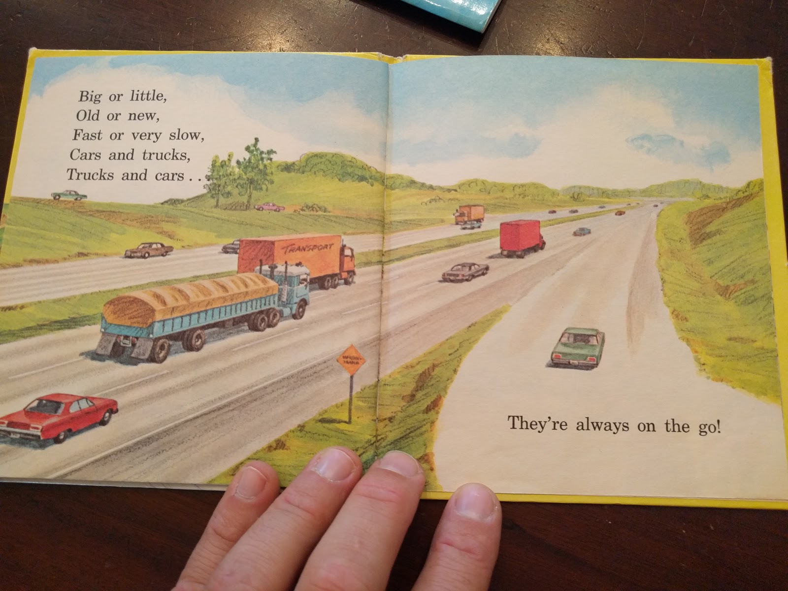 Vintage Golden Book My Little Book of Cars And Trucks