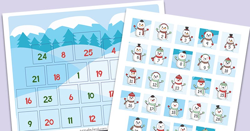 Cost-free Printable Snowman Xmas Countdown Calendar for Youngsters photo relating to Countdown Printable identified as Absolutely free Printable Snowman Xmas Countdown Calendar for Young children