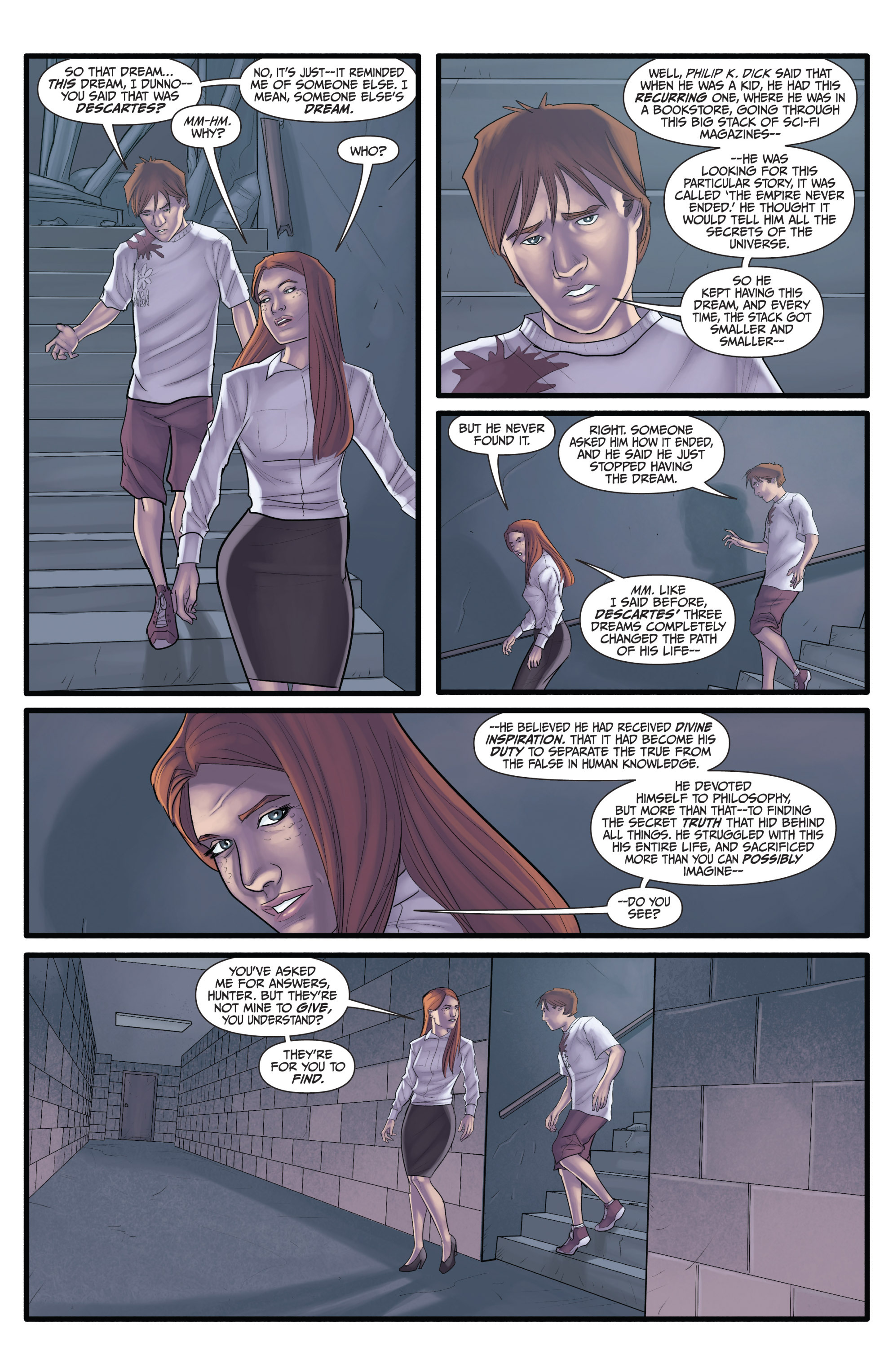 Read online Morning Glories comic -  Issue #28 - 25