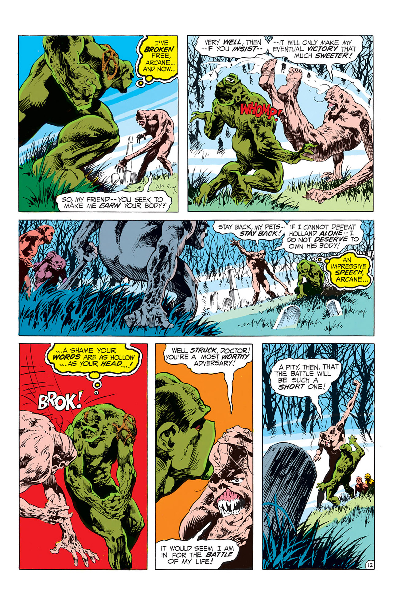 Read online Swamp Thing (1972) comic -  Issue #10 - 13