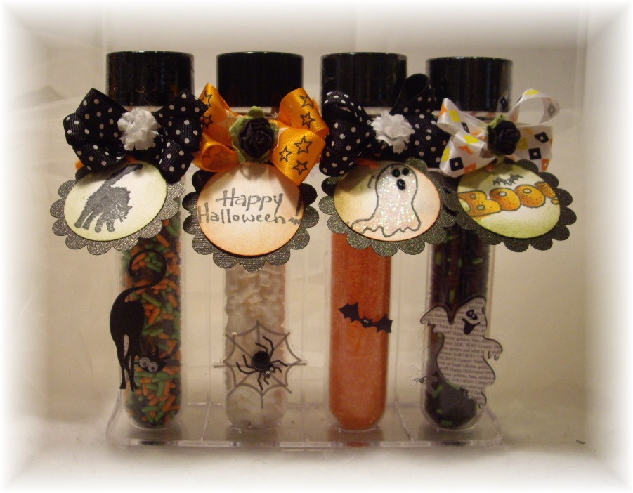 Sweeet Designs By Cheryl Halloween Test Tube set