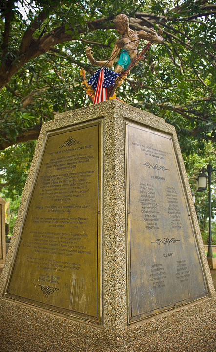 Japanese war memorial in Puerto Princesa