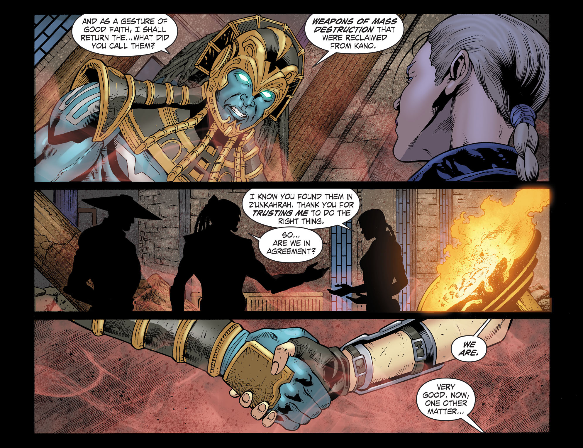 Read online Mortal Kombat X [I] comic -  Issue #33 - 19