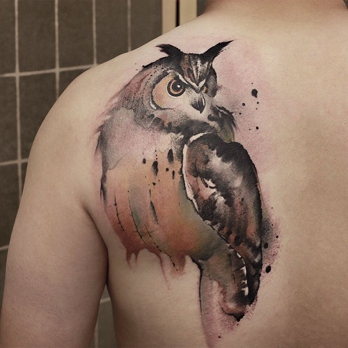 Owl tattoo by Pablo Ortiz Tattoo  Photo 29340