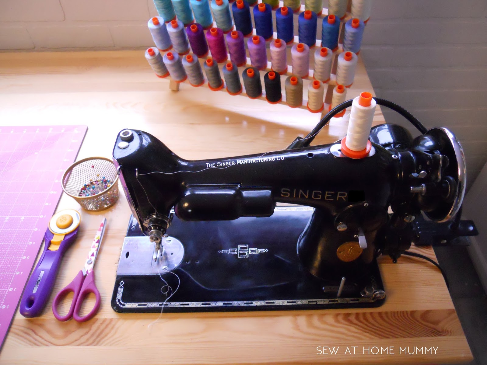 Sew at Home Mummy Tutorial IKEA Hack The INGO Sewing Table for my