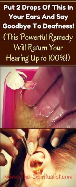 Put 2 Drops of THIS in Your Ears And Say Goodbye To Deafness! (This POWERFUL Mixture Will Regenerate Your Aural Sense By 100%!)