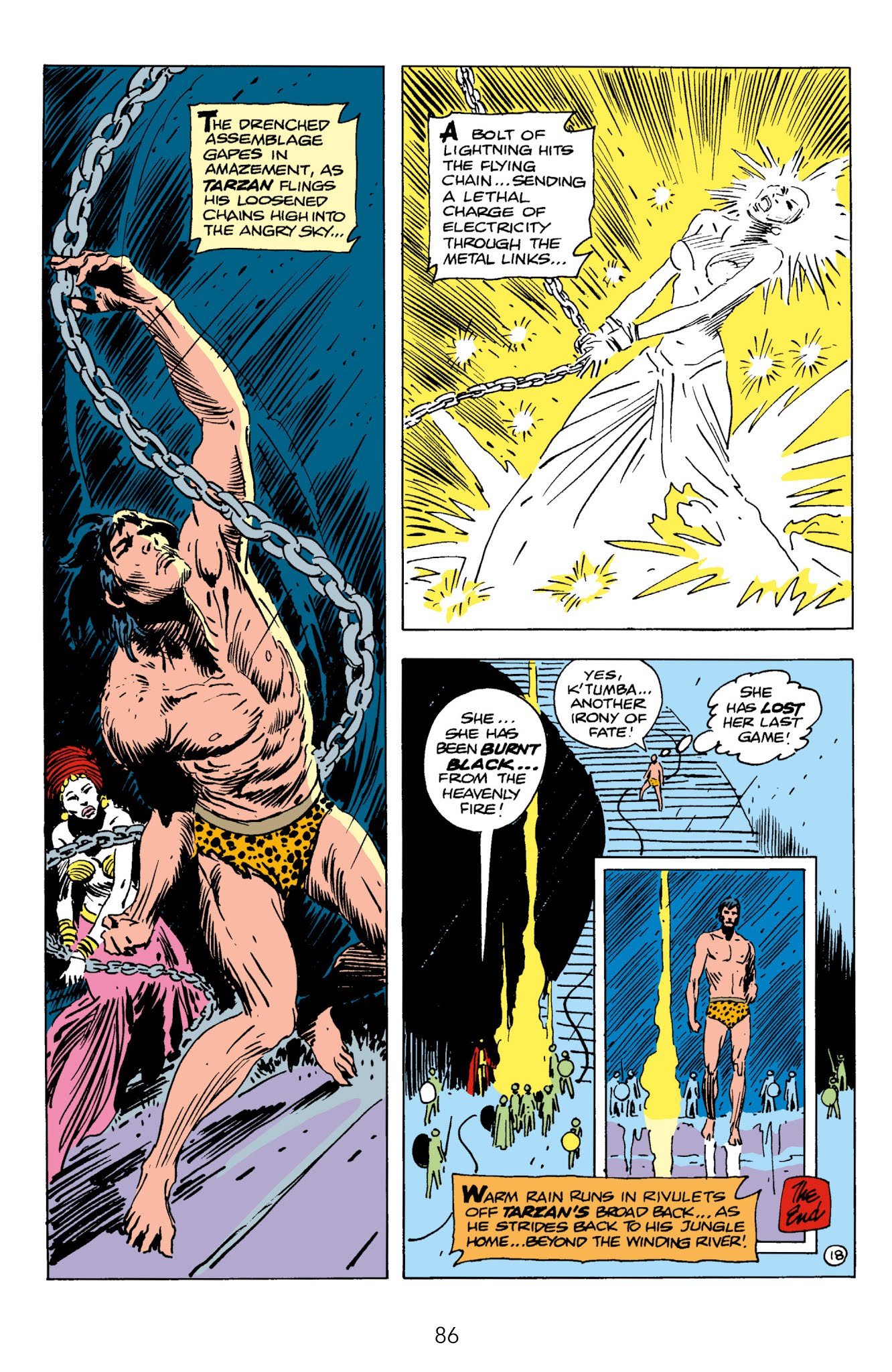Read online Edgar Rice Burroughs' Tarzan The Joe Kubert Years comic -  Issue # TPB 3 (Part 1) - 87