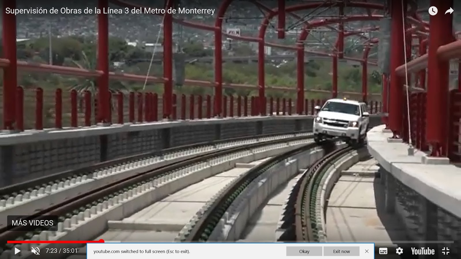 Metrorrey y sistemas similares de transporte Vias de L2/3 Metrorrey