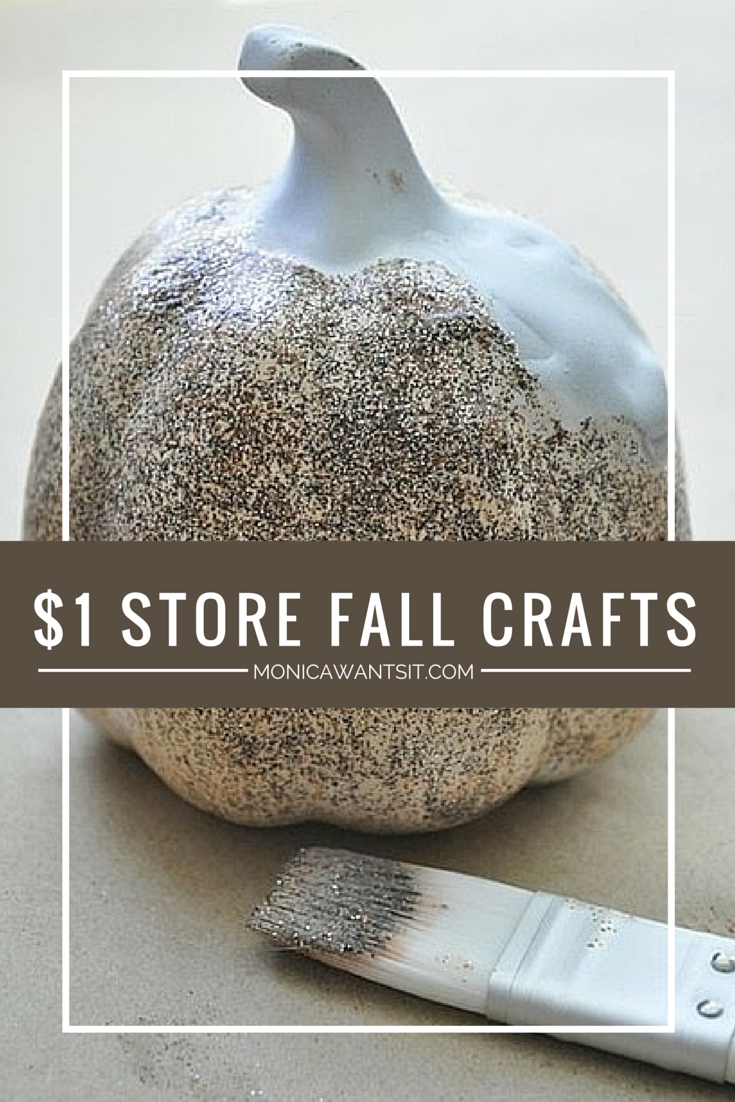 A post featuring various tutorials for glam DIY fall pumpkins from Dollar Tree! Who knew Dollar Tree items had so much potential?