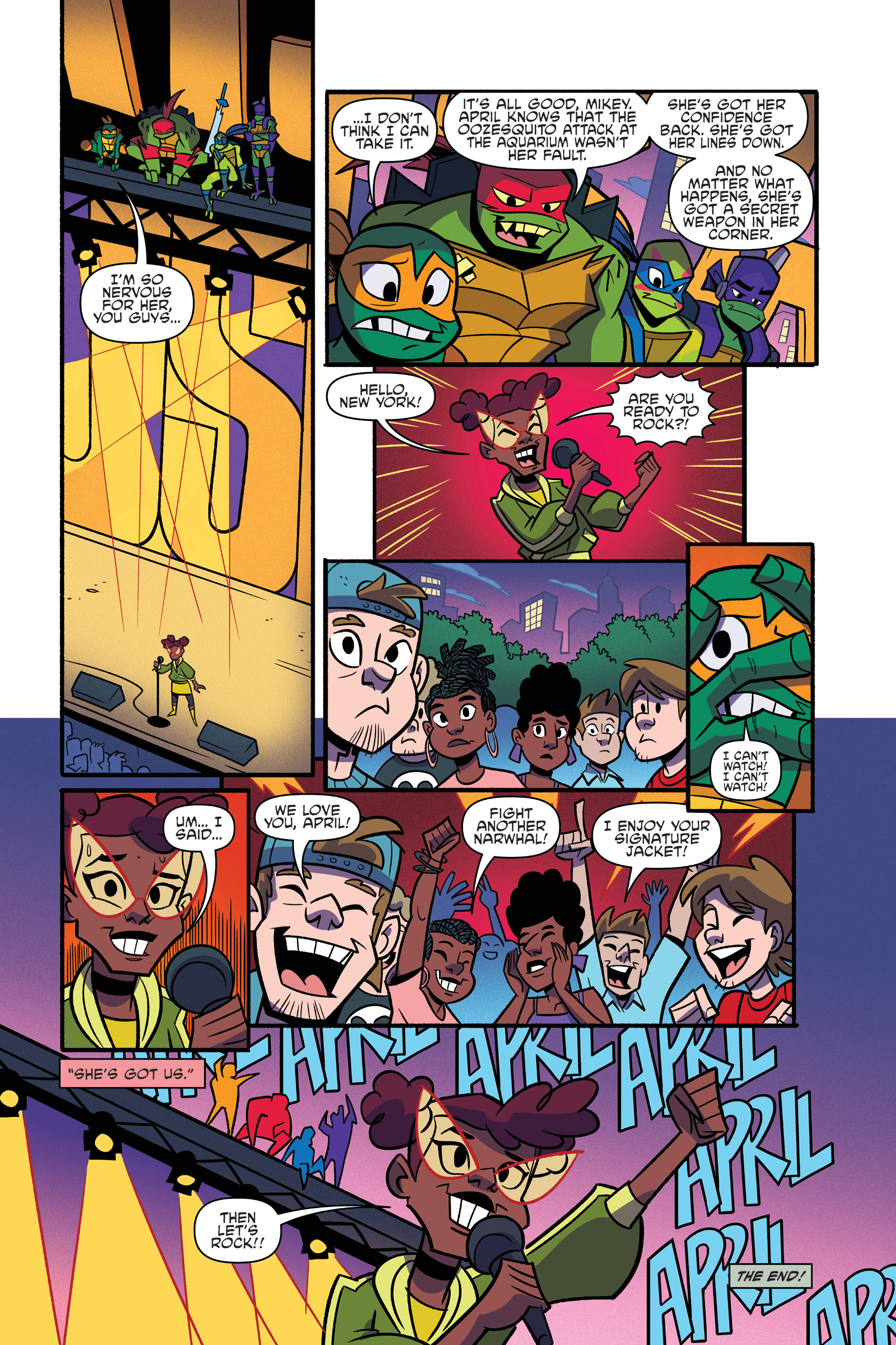 Read online Rise of the Teenage Mutant Ninja Turtles: Sound Off! comic -  Issue # _TPB - 69