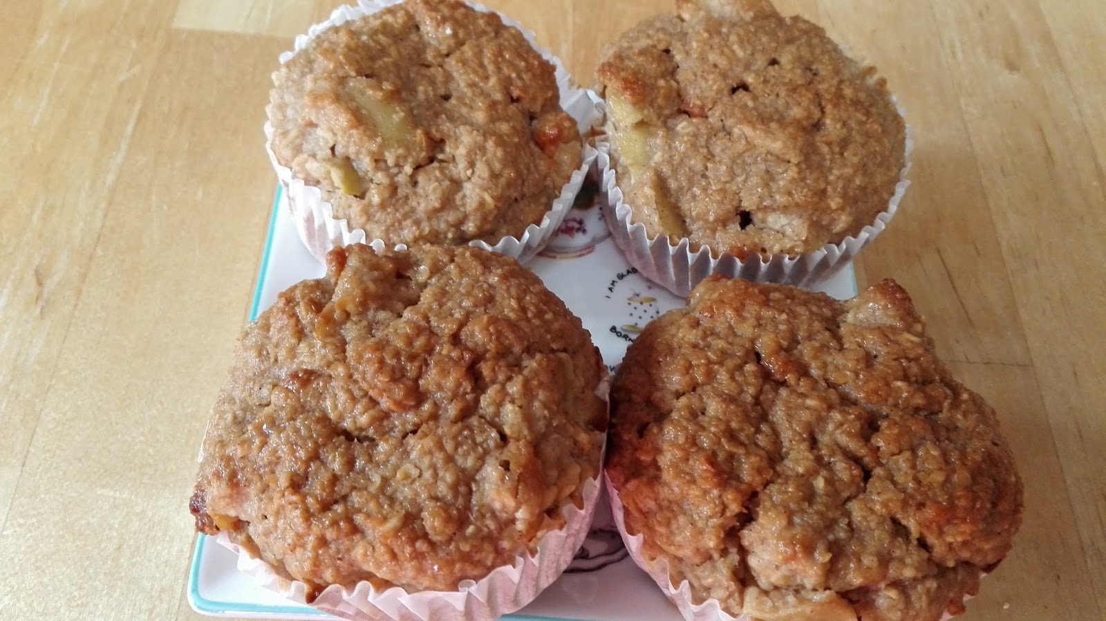 Pat's Kitchen Journal Oat Bran Apple Muffins