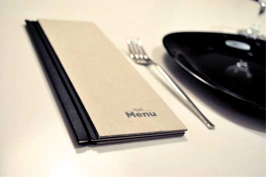 restaurant menu design