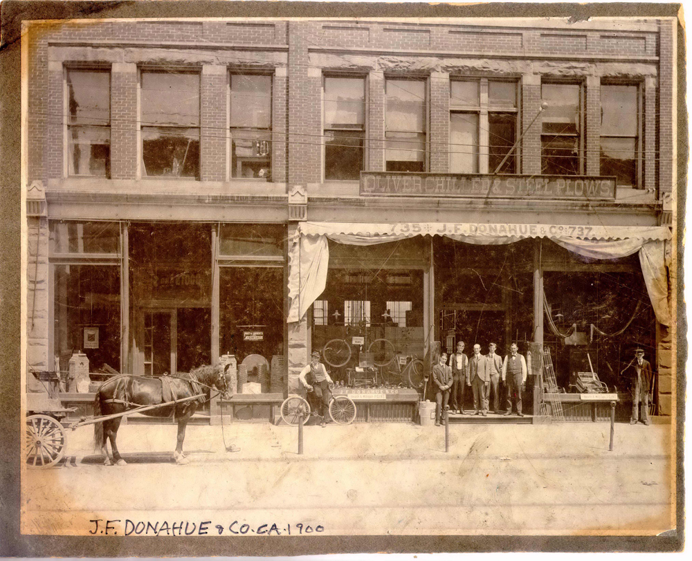 Sandusky History Commercial Building at the Northeast Corner of