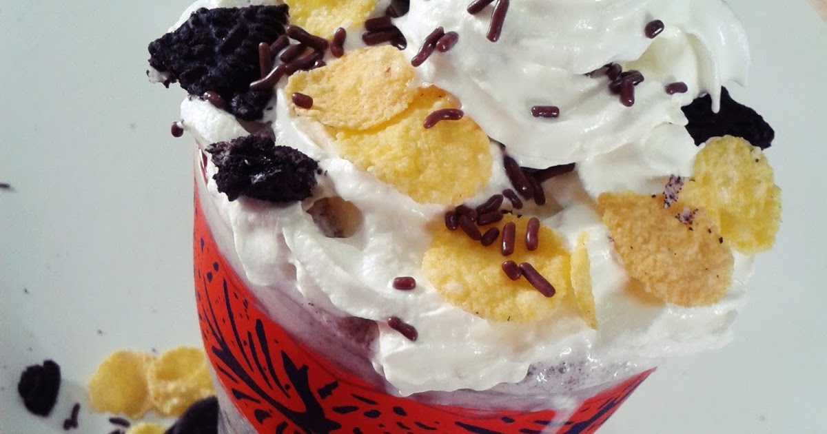 Buat Sendiri Oreo Milkshake Crunchy  Budak Bandung Laici
