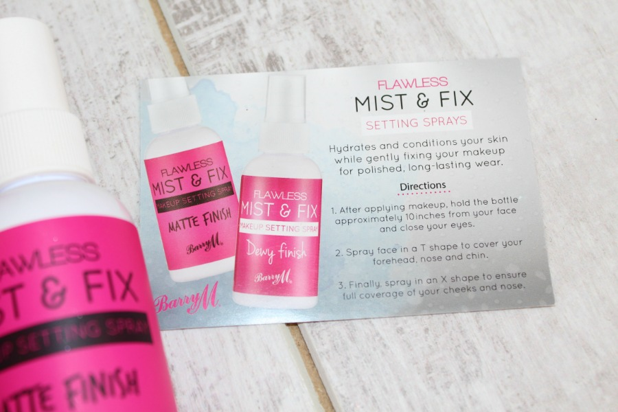 Barry M Setting Sprays and Primer Water Review & Photos Pink Paradise