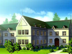 anime landscape scenery building