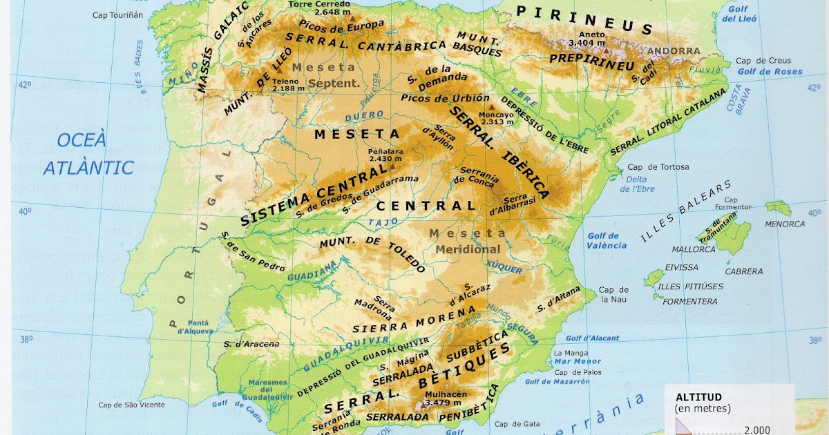 Tema 1. El relieve de España (1)