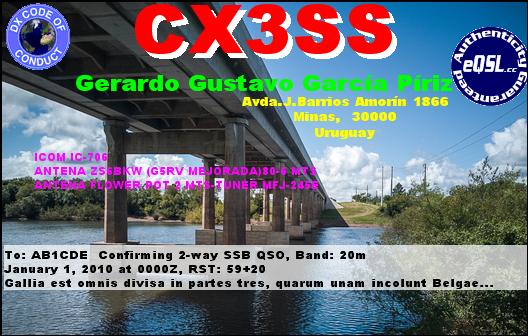 MI QSL DE eQSL