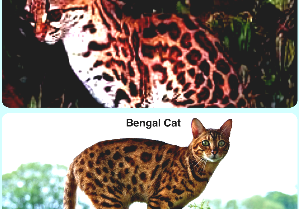 Bengal Cat Leopard Spotted House Cat