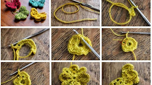 10 mariposas crochet - diagramas y paso a paso