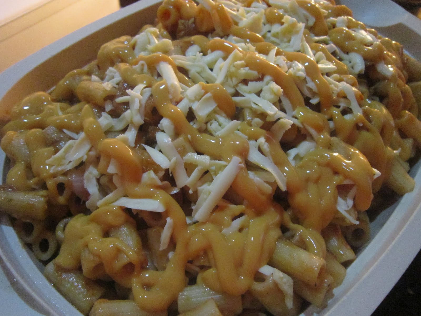 DOUBLE CHEESE MAC and SARDINES