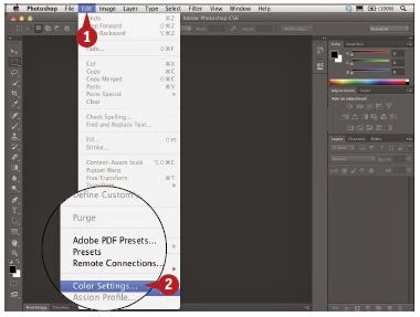 Photoshop CS6 For You: SELECT THE COLOR SETTINGS for your projects
