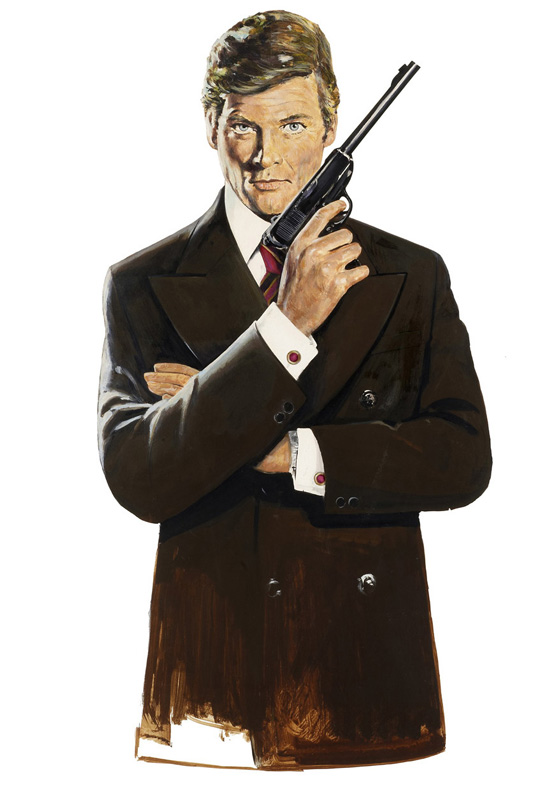 Illustrated 007 - The Art of James Bond: Roger Moore Art Prints