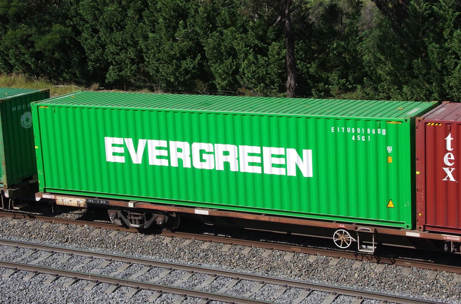 Rollingstock News Evergreen 45G1 Containers