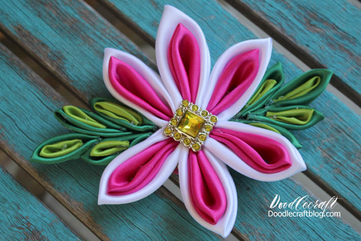 Kanzashi Flower Bow