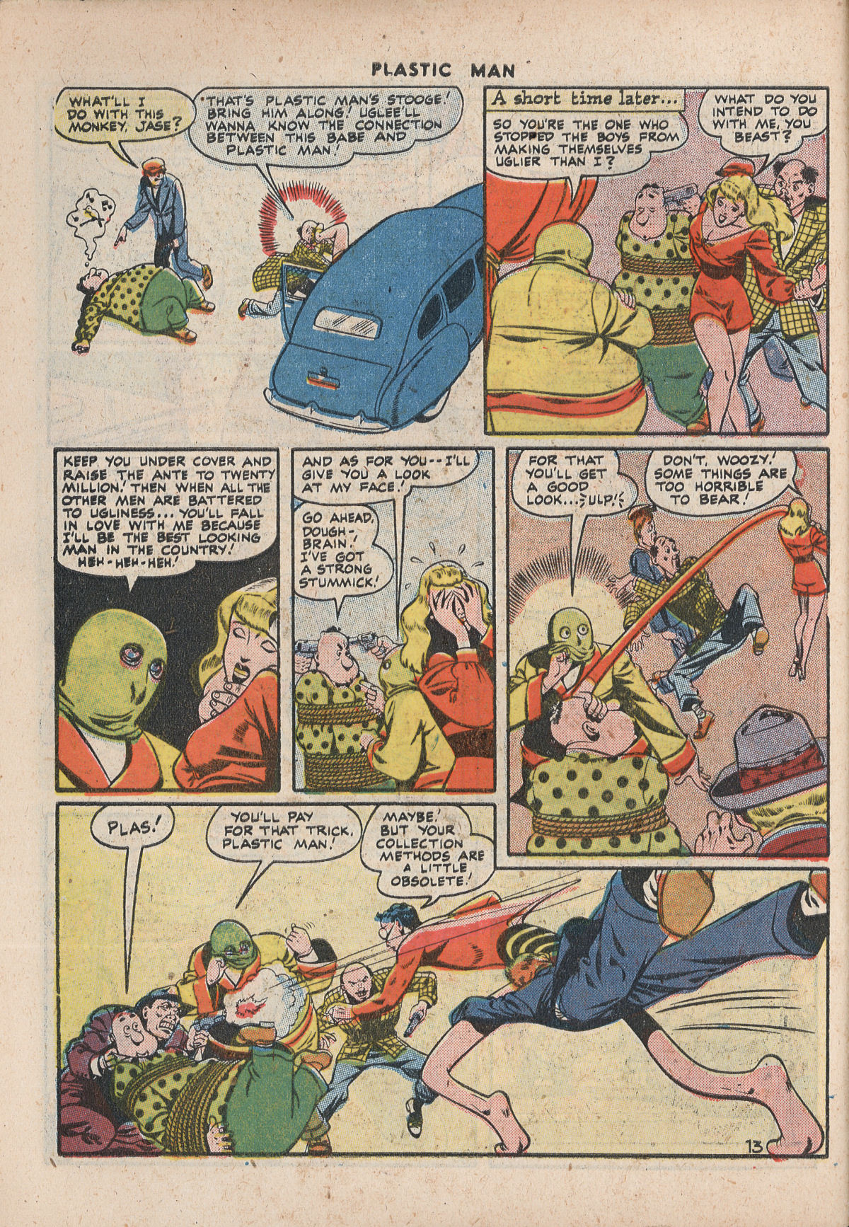 Read online Plastic Man (1943) comic -  Issue #8 - 48