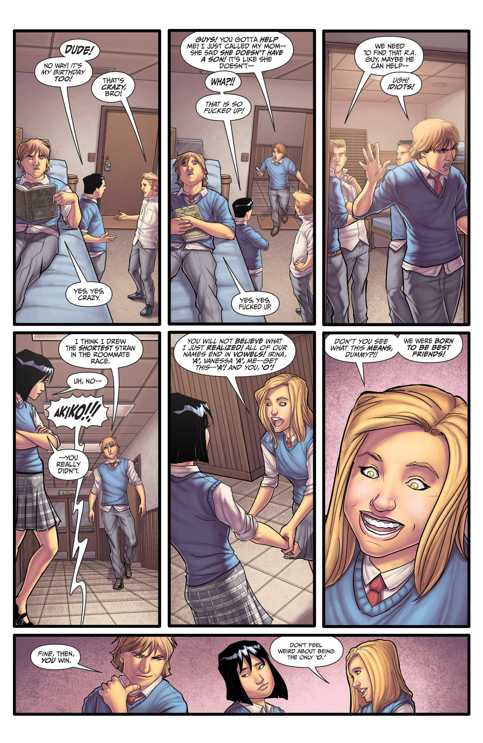 Read online Morning Glories comic -  Issue # _TPB 4 - 62
