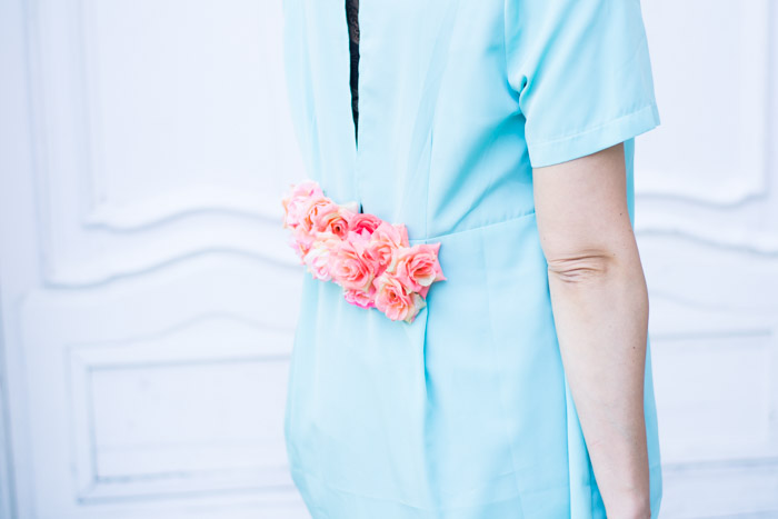 Decora tu ropa con flores diy