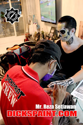 face painting skull jakarta