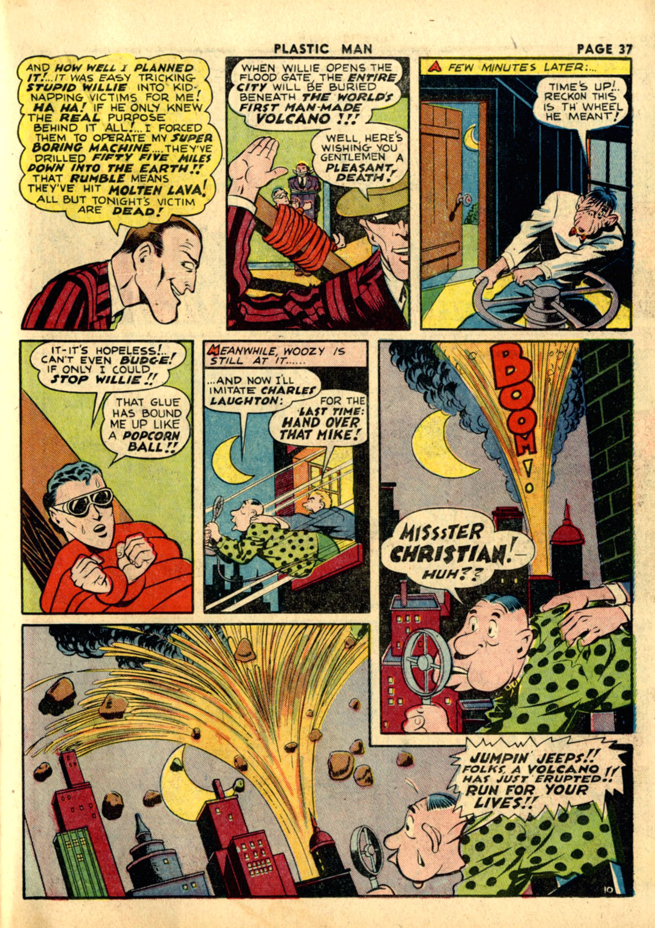 Read online Plastic Man (1943) comic -  Issue #1 - 39