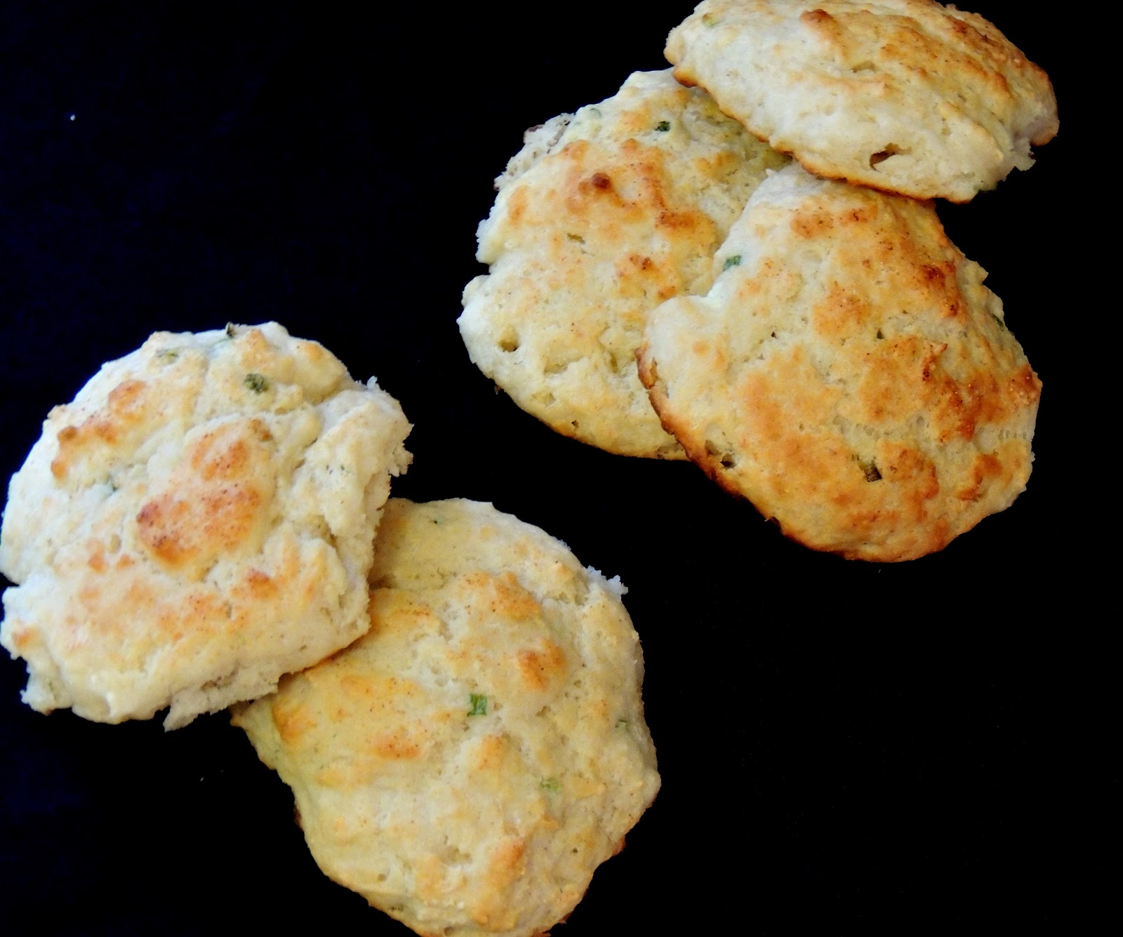 Gas Stove Girl Goat Cheese Biscuits in a Skillet