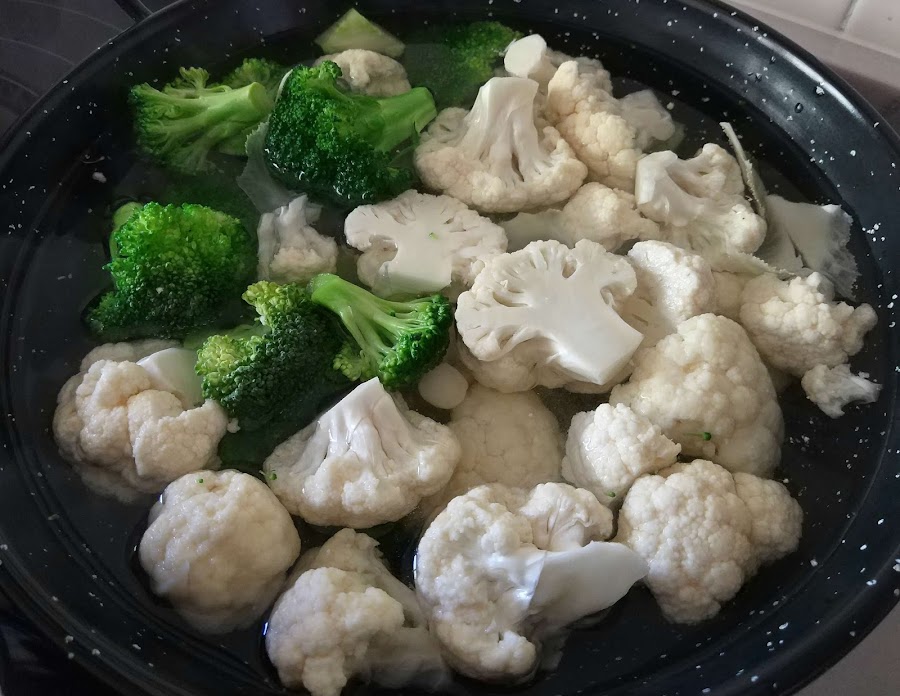 Cocer brecol y coliflor