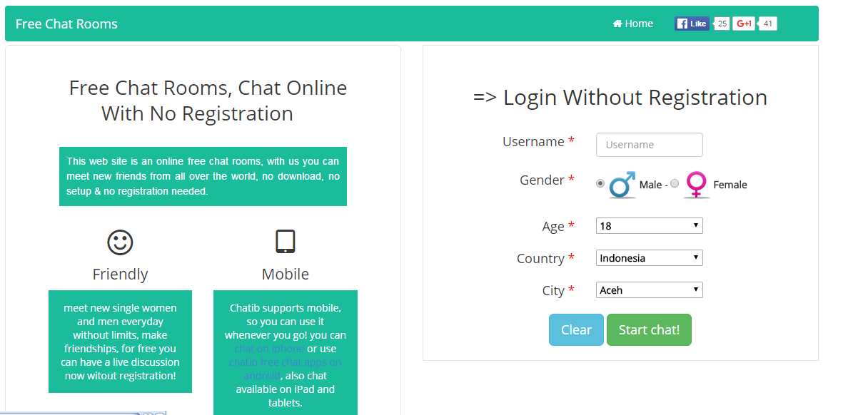 Chat Random yang paling Popular