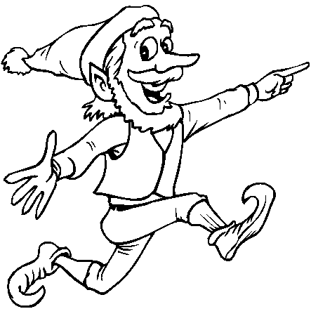 Christmas elf coloring pages coloring.filminspector.com