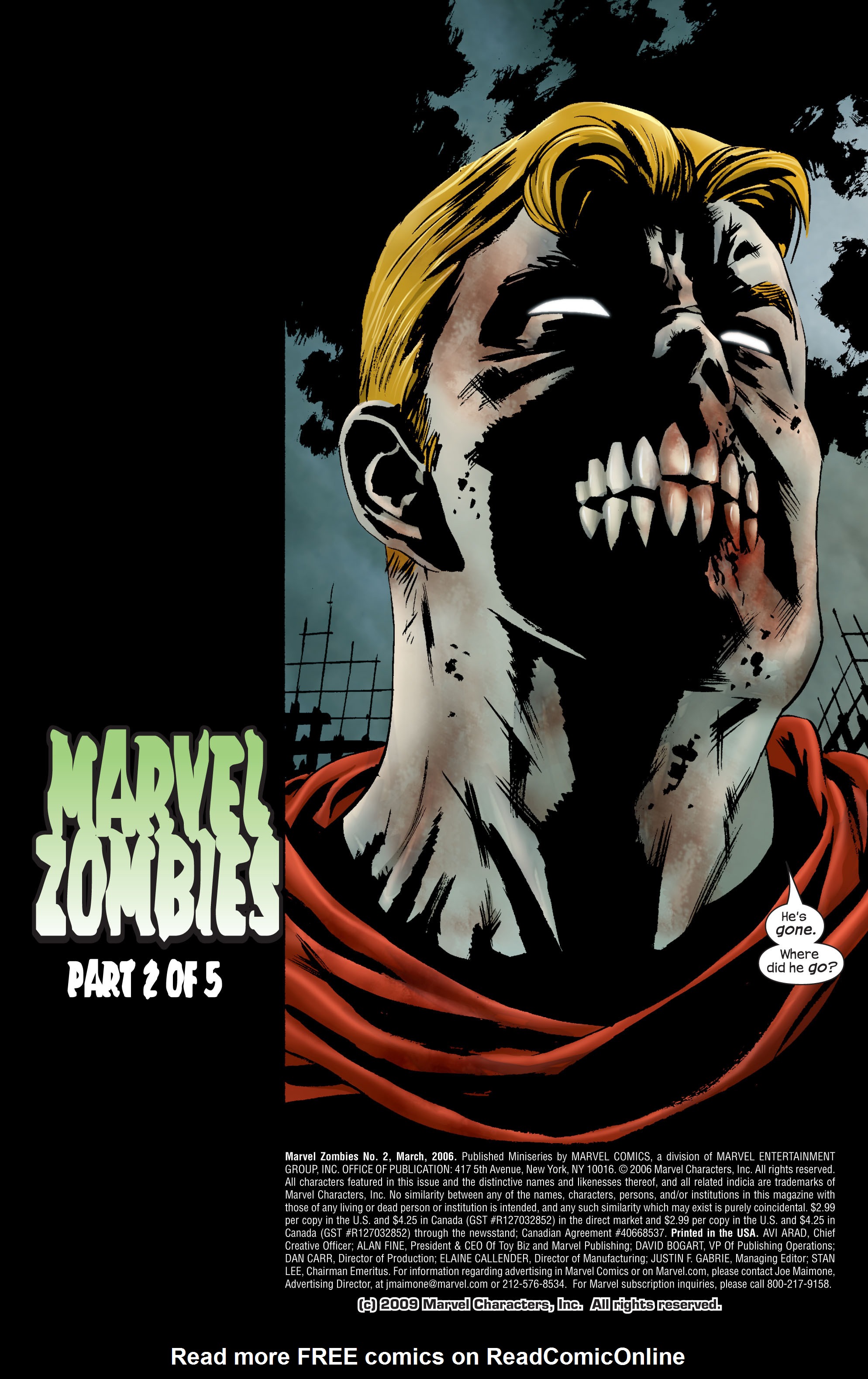 Read online Marvel Zombies (2006) comic -  Issue #2 - 2