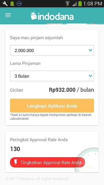 Pengalaman Meminjam Uang Lewat Indodana 3